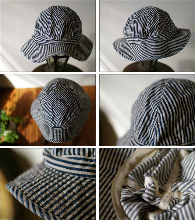  orslow[オアスロウ] US NAVY HAT 10oz ジンバブエ cotton HICKORY _f0051306_2494424.jpg