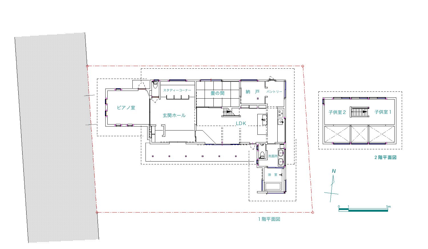 　「大井松田の家」　site & plan_f0230666_10494644.jpg