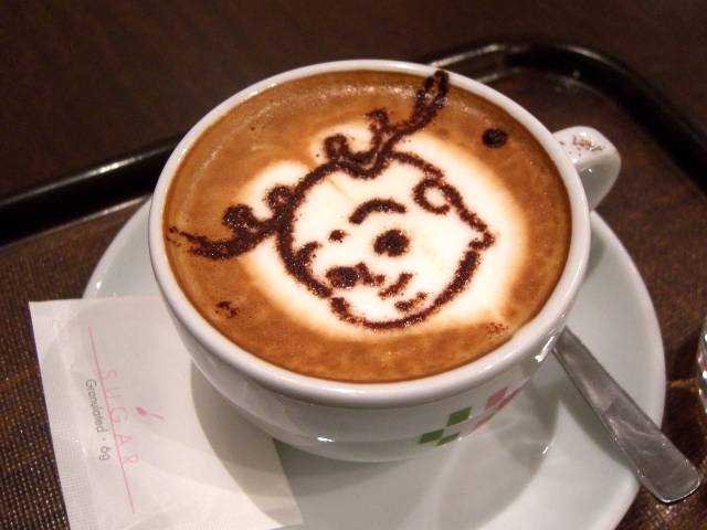 モス 海鮮かきあげライスバーガー/せんとくんカプチーノ_f0201488_18321030.jpg