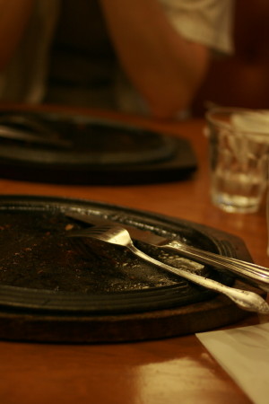 八重山紀行(2010)　1.夕食はステーツサイズ（＠那覇）_f0097620_2125152.jpg