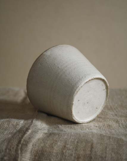 喜多村光史さんの粉引蕎麦猪口 : 青蓮亭日記