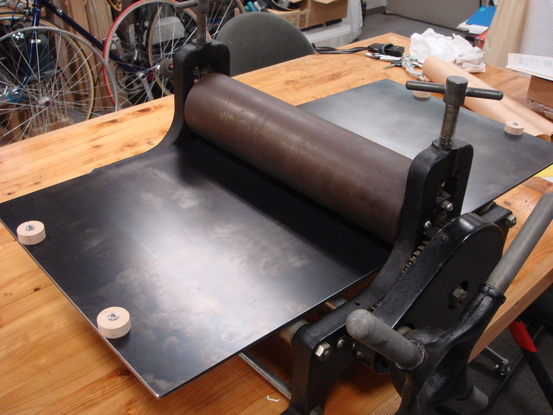 銅版画 プレス機 : オーちゃんの隠れ家へようこそ