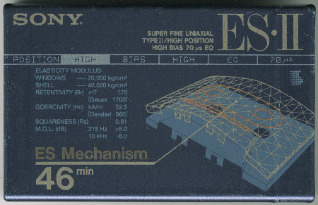 SONY ES・Ⅱ : カセットテープ収蔵品展示館
