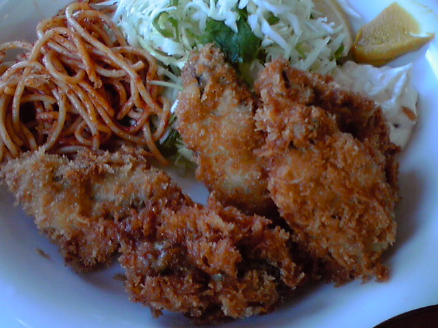 番外編 仙台市31 牡蠣フライ定食 寿司吉_e0187697_1114016.jpg