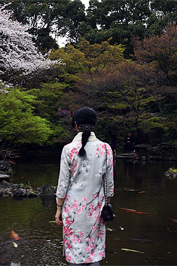 花冷えなので、ラウンジから花見だー♪_f0170519_23574093.jpg