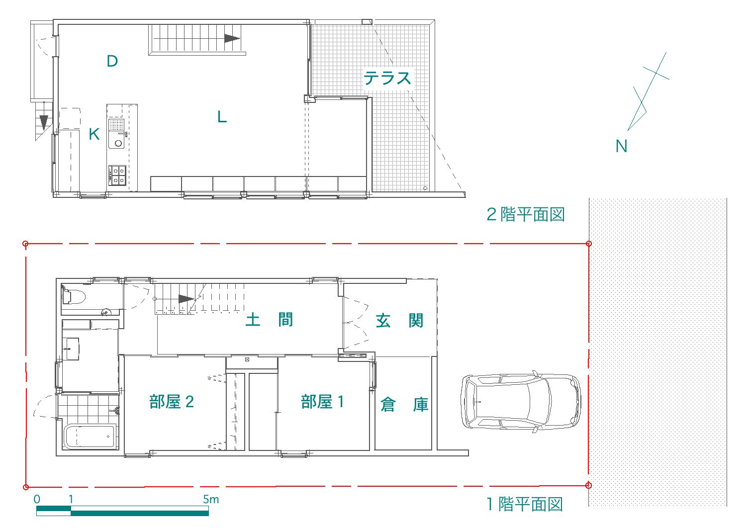 　「鵠沼海岸の家」site & plan_f0230666_15551986.jpg