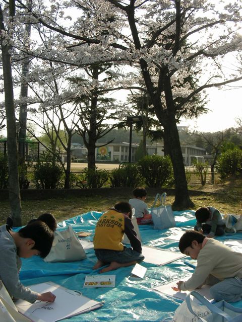 桜の写生会_d0076558_10593510.jpg