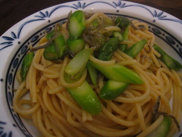 わさび漬けパスタ_c0214628_2092522.jpg