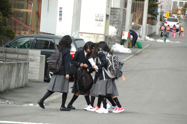 朝の通学風景 写真蔵 朝の通学風景 写真蔵