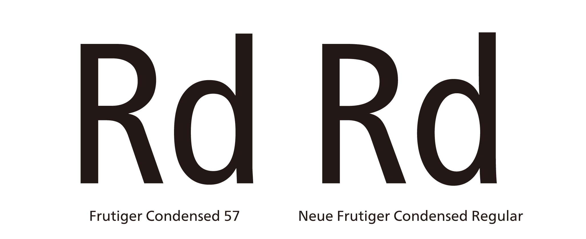 Neue Frutiger Condensed 発売 : デザインの現場 小林章の「タイプディレクターの眼」