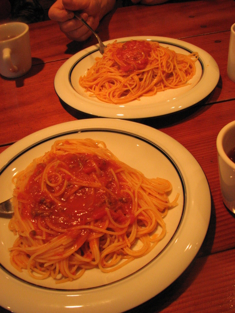 井上ひさしさんのスパゲッティー_b0158721_15543464.jpg