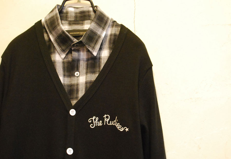 RUDIES CARDIGAN/CHECK SHIRT_c0076243_1831097.jpg