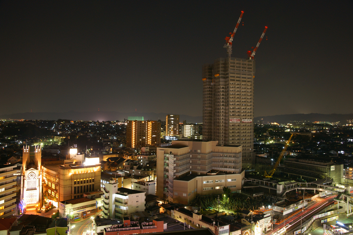 香里園の夜景_c0196354_12194655.jpg