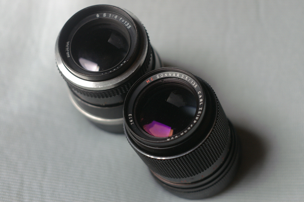 Carl Zeiss Jena DDR MC Sonnar 135mm/F3.5 : P & F completed