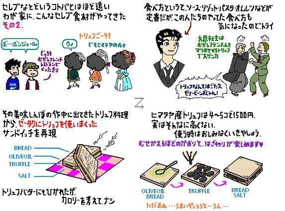 美味しんぼ トリュフのサンドイッチ めし帳 美味しんぼ トリュフのサンドイッチ めし帳