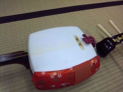 義太夫三味線 ハギ撥