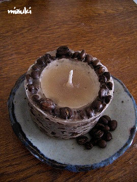 coffee Naturan ×　candle mizuki_c0184043_21152869.jpg