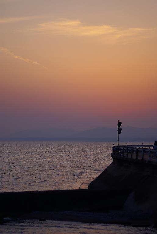 #1402 山陰の旅（19）　宍道湖の夕日_d0069495_22352957.jpg