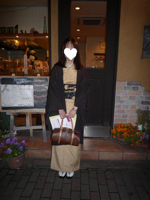 シャンソンの帰りに着物でイタリアン。_f0181251_1785686.jpg