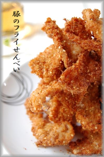 あれに似ている!(笑)アスパラちくわの豚巻きフライ♪_d0104926_1371716.jpg