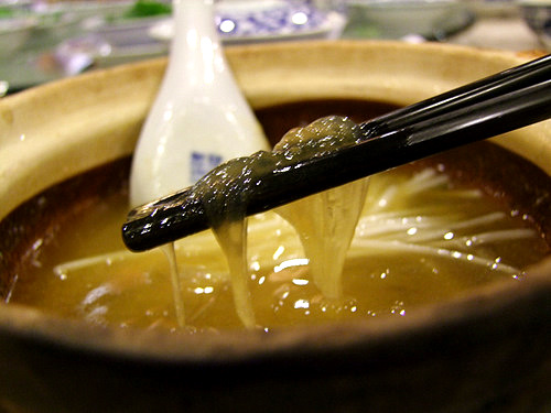 「上海2010 魚翅撈飯(ユーチーラオファン)のふかひれスープごはん」_a0000029_112569.jpg