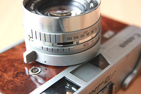 ◇CANON CANONET QL17 (1965) ・・・洗練されたボディと大口径 ◇CANON CANONET QL17 (1965) ・・・洗練されたボディと大口径