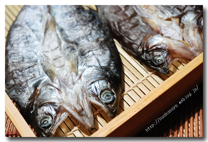 山女と岩魚の自家製 干物 ........ 一夜干しも旨いが天日干しも最高 ！_d0069838_11221816.jpg