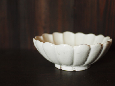 高島大樹　黒釉輪花皿 高島大樹 黒釉輪花皿 9寸大皿 【公式通販】