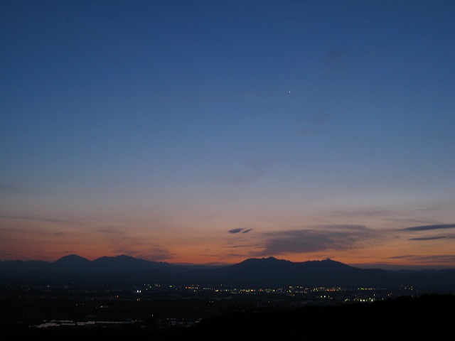 御亭山の夕日_d0089058_10545995.jpg