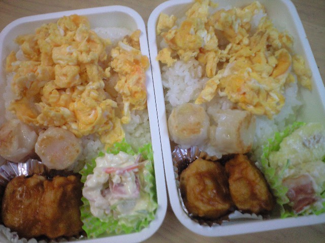 炒り卵弁当_f0188075_6464555.jpg