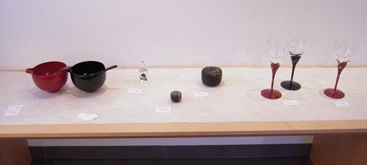 Gallery颯~漆三人展~初日_c0213599_23393649.jpg