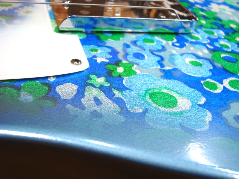 □レア!Fender USA Telecaster Blue Flower(リフィニッシュ □レア!Fender USA Telecaster Blue Flower(リフィニッシュ