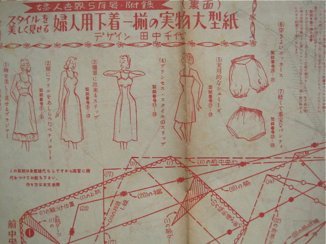 昭和２５年の洋裁実物大型紙_d0101846_6364090.jpg