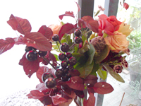 花修行 ~ダリアを使ったベースアレンジメント~ _f0232060_1281789.jpg