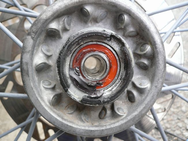 バイクメンテナンス フロントフォーク交換編_f0097683_1661329.jpg