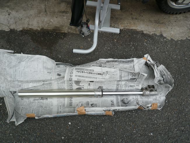 バイクメンテナンス フロントフォーク交換編_f0097683_169085.jpg