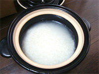 土鍋でご飯 _f0232060_1634155.jpg