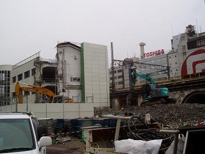 さよなら交通博物館　建物の解体状況(6)_f0030574_22301166.jpg