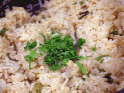 ☆レシピ・山菜・コシアブラの炊き込みご飯☆_c0092953_559385.jpg