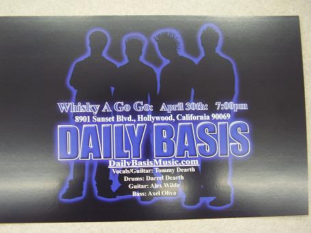 Daily Basis Live　　　　　　　　　　　　　４月２８日_f0029368_11322669.jpg