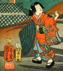 歌川国芳の《木曽街道六十九次》　＠UKIYO-e TOKYO_b0044404_8493858.jpg