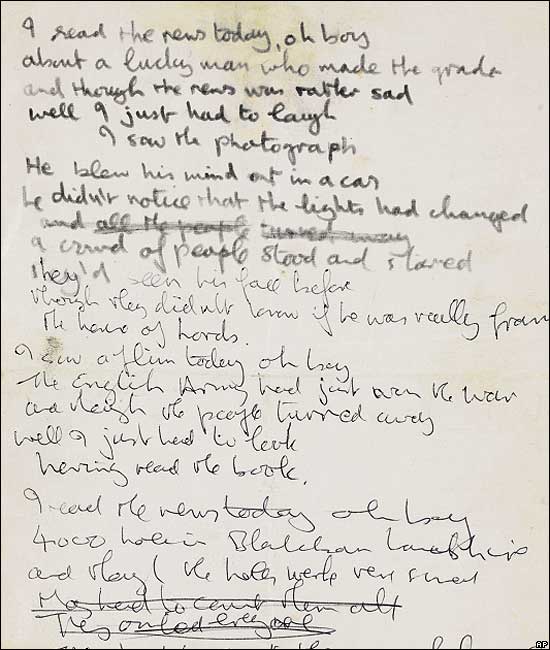 A Day In The Life The Beatles P L A C E S And S P A C E S A Day In The Life The Beatles P L A C E S And S P A C E S