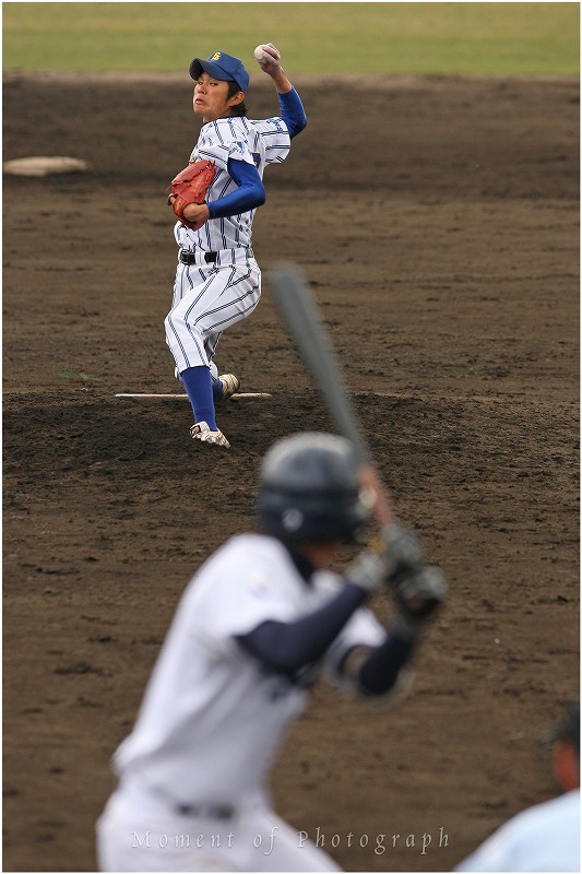 京滋大学野球連盟　びわこ成蹊スポーツ大学 vs 花園大学（前篇）  _b0170881_1216355.jpg