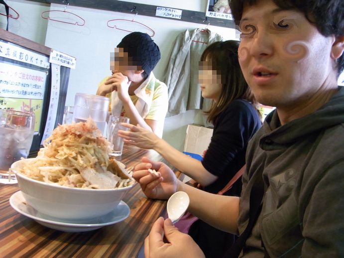 修行ラーメン in 笑福_f0097683_2049683.jpg