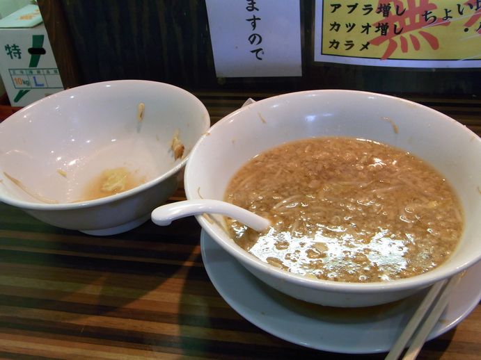修行ラーメン in 笑福_f0097683_20503372.jpg