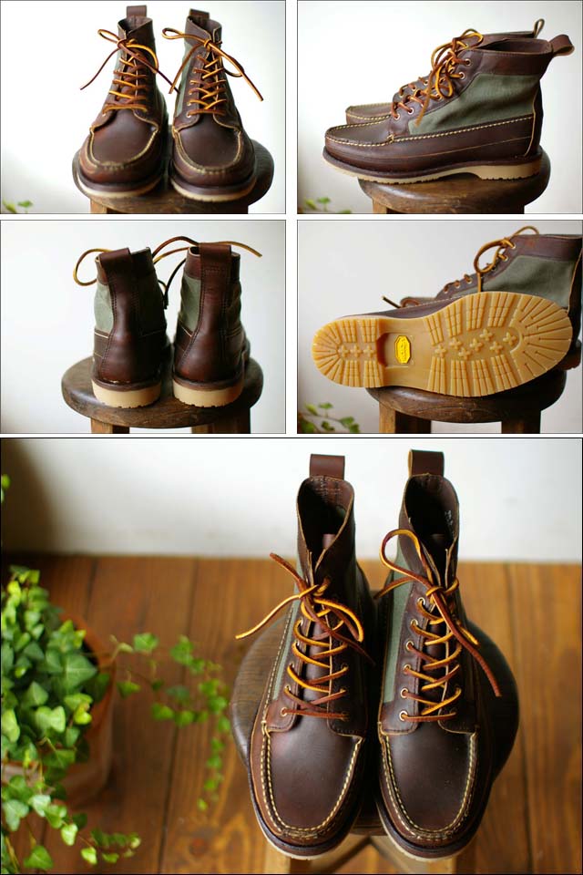 RED WING[レッドウィング] WABASHA CANVAS BOOTS style No.9187 [Green] _f0051306_1645338.jpg