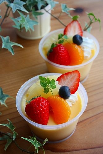 デコレーションプリン ちなカフェ