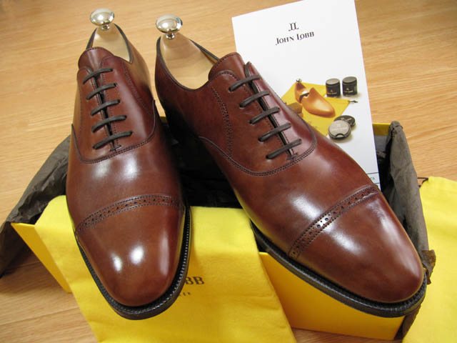 John Lobb ジョンロブの靴「Philip II フィリップⅡ」が届いた John Lobb ジョンロブの靴「Philip II フィリップⅡ」が届いた