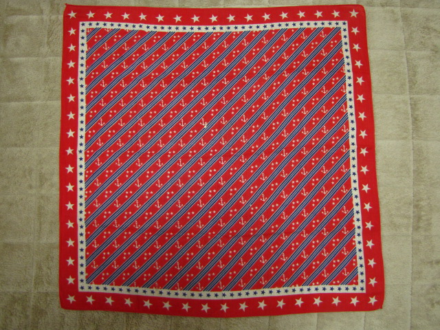 VINTAGE　HANDKERCHIEF　 マリン柄_f0233425_0263817.jpg