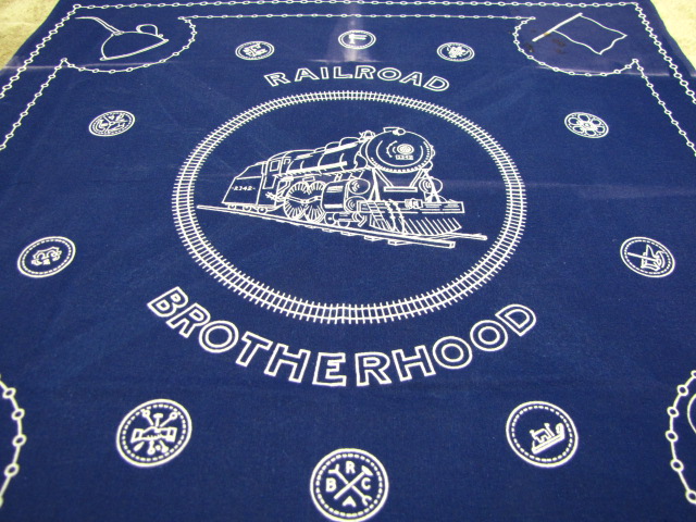 RAILROAD BROTHERHOOD VINTAGE ADVERTISING　BANDANNA_f0233425_050157.jpg